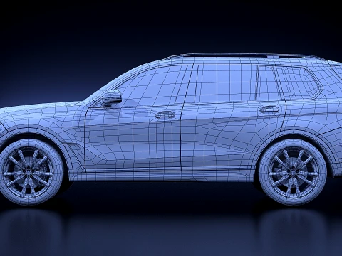 German SUV 2019 3D Model