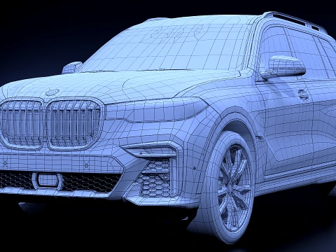 German SUV 2019 3D Model