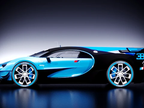 Bugatti Vision Gran Turismo Concept 2015 Modèle 3D