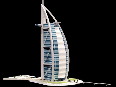 Burj Al Arab Dubai 3D Model
