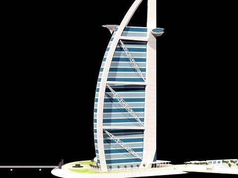 Burj Al Arab Dubai 3D Model