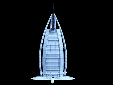 Burj Al Arab Dubai 3D Model