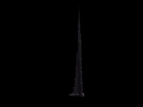 Burj Khalifa 3D Model