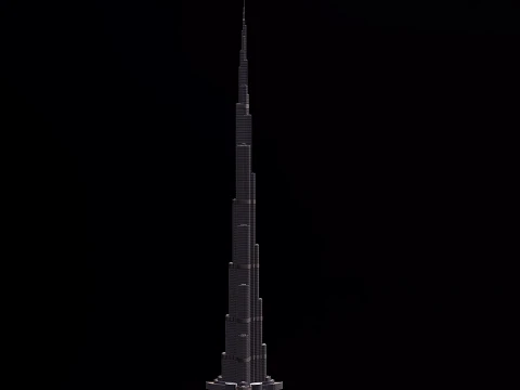 Burj Khalifa 3D Model