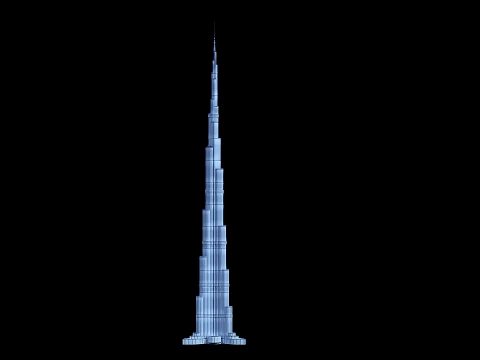 Burj Khalifa 3D Model