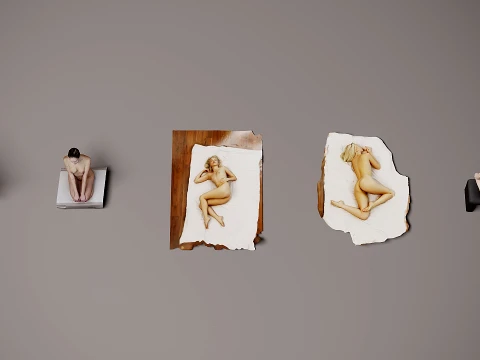 Female Models Bundle x 5 01 3D Model