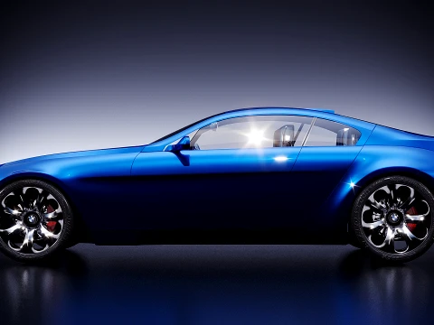 German car concept 2016 3D Model
