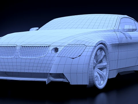 German car concept 2016 3D Model