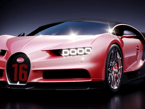 Voiture de course allemande 2019 Modèle 3D