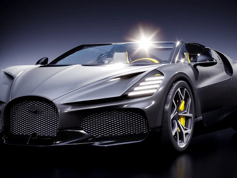 Voiture de course allemande 2022 Modèle 3D