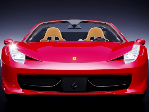 Ferrari 458 spider 2012 3D Model