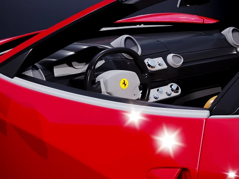 Ferrari 458 spider 2012 3D Model