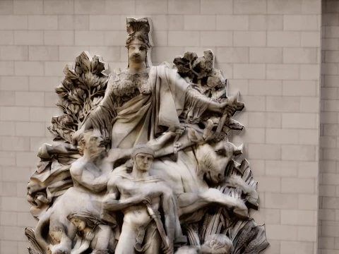 Arc de Triomphe 3D Model