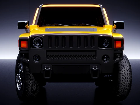 Hummer 3 SUV 2015 3D Model