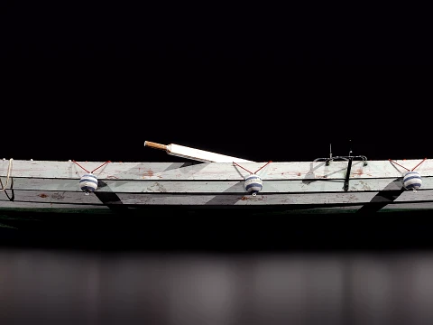 Old fishing boat 3D Model