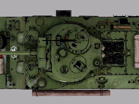 Sherman M4A2 3D Model