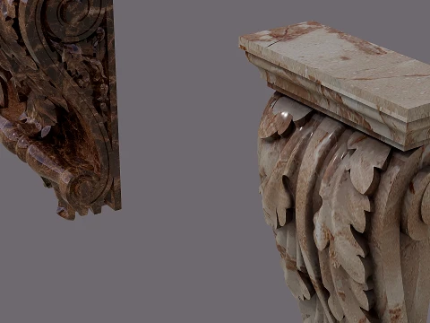 Stucco molding 3D Model