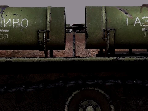 SU152 Soviet Tank 3D Model