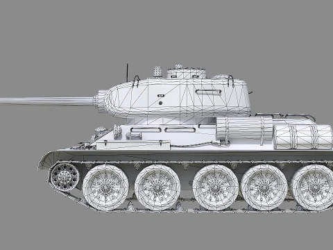 T34 LP 3D Model