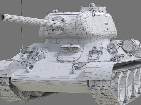 T34 LP 3D Model