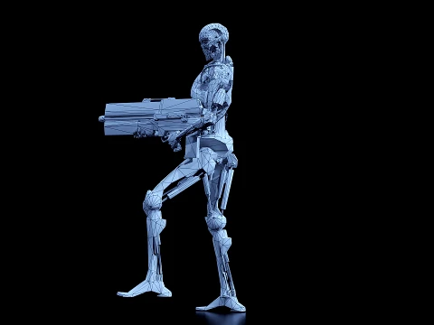 T 800 3D Model