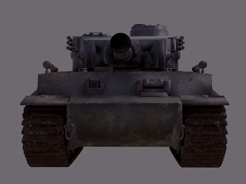 Tiger tank 3D Model