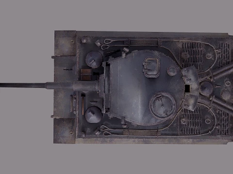 Tiger tank 3D Model