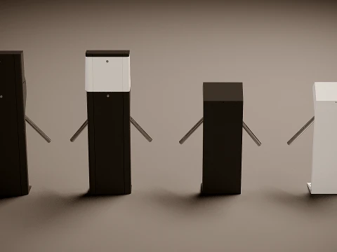 Tripod turnstile 3D Model