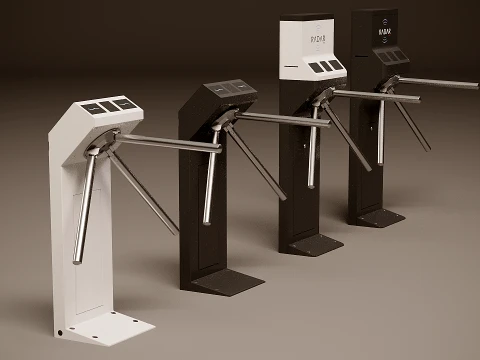 Tripod turnstile 3D Model