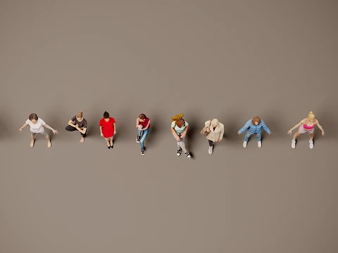 Modelli di persone x 10 04 Modello 3D