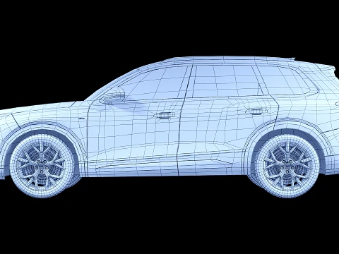 Audi Q7 2027 3D Model