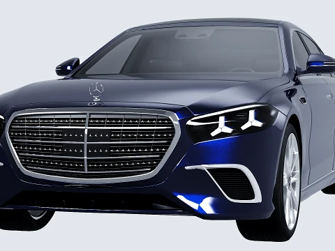 メルセデス S680 ガード W223 3Dモデル
