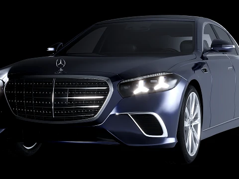 Mercedes S680 Guard W223 3D Model
