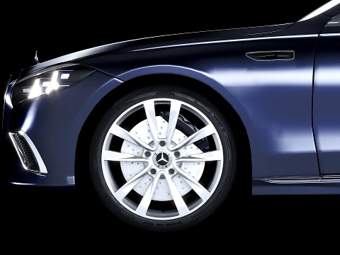 Mercedes S680 Guard W223 3D Model