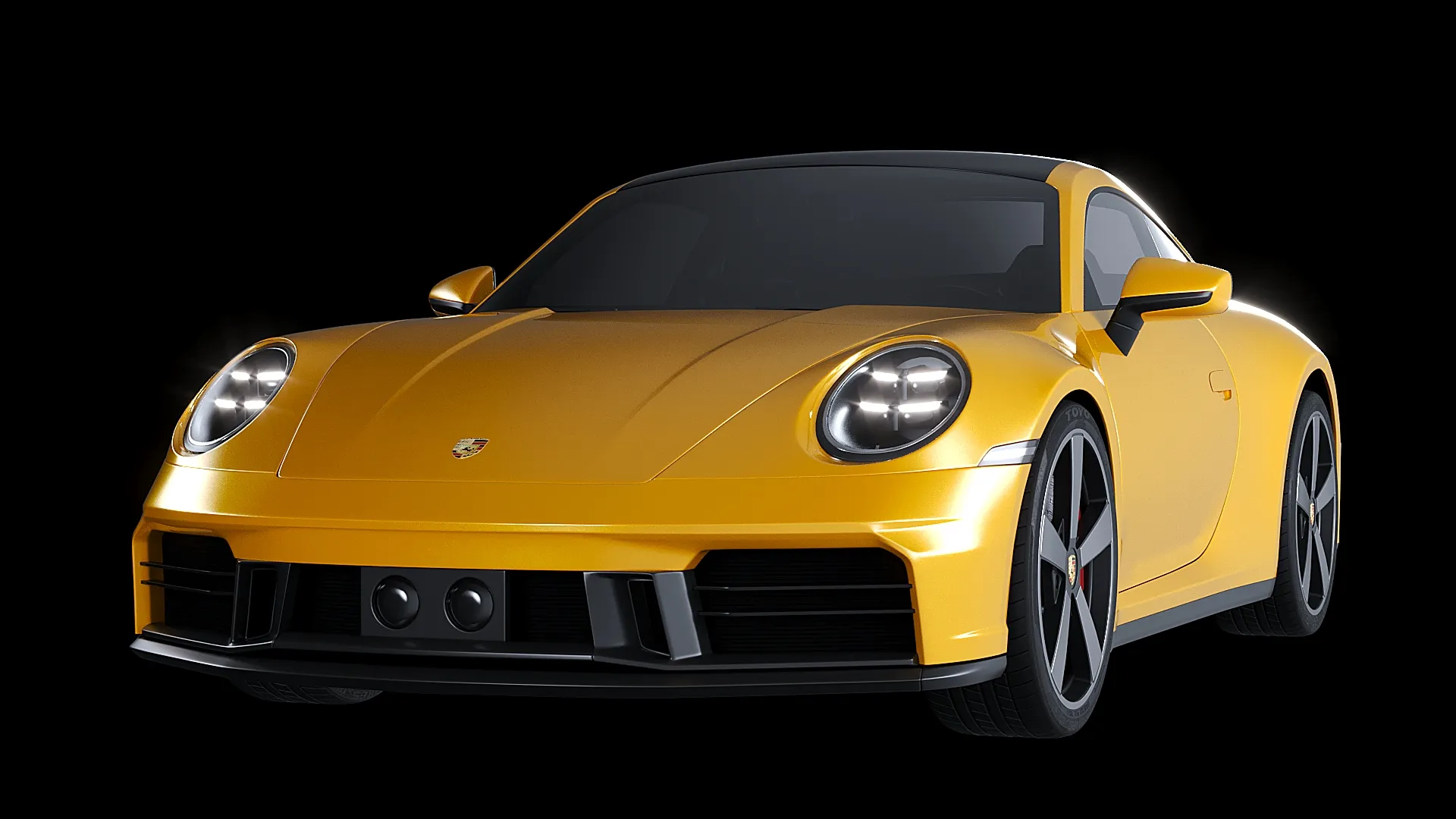 Porsche 911 Carrera S 2025 3D Model .c4d .max .obj .3ds .fbx .stl .blend 