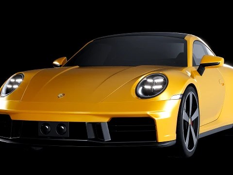 Porsche 911 Carrera S 2025 3D Model