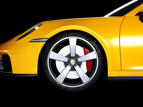 Porsche 911 Carrera S 2025 3D Model