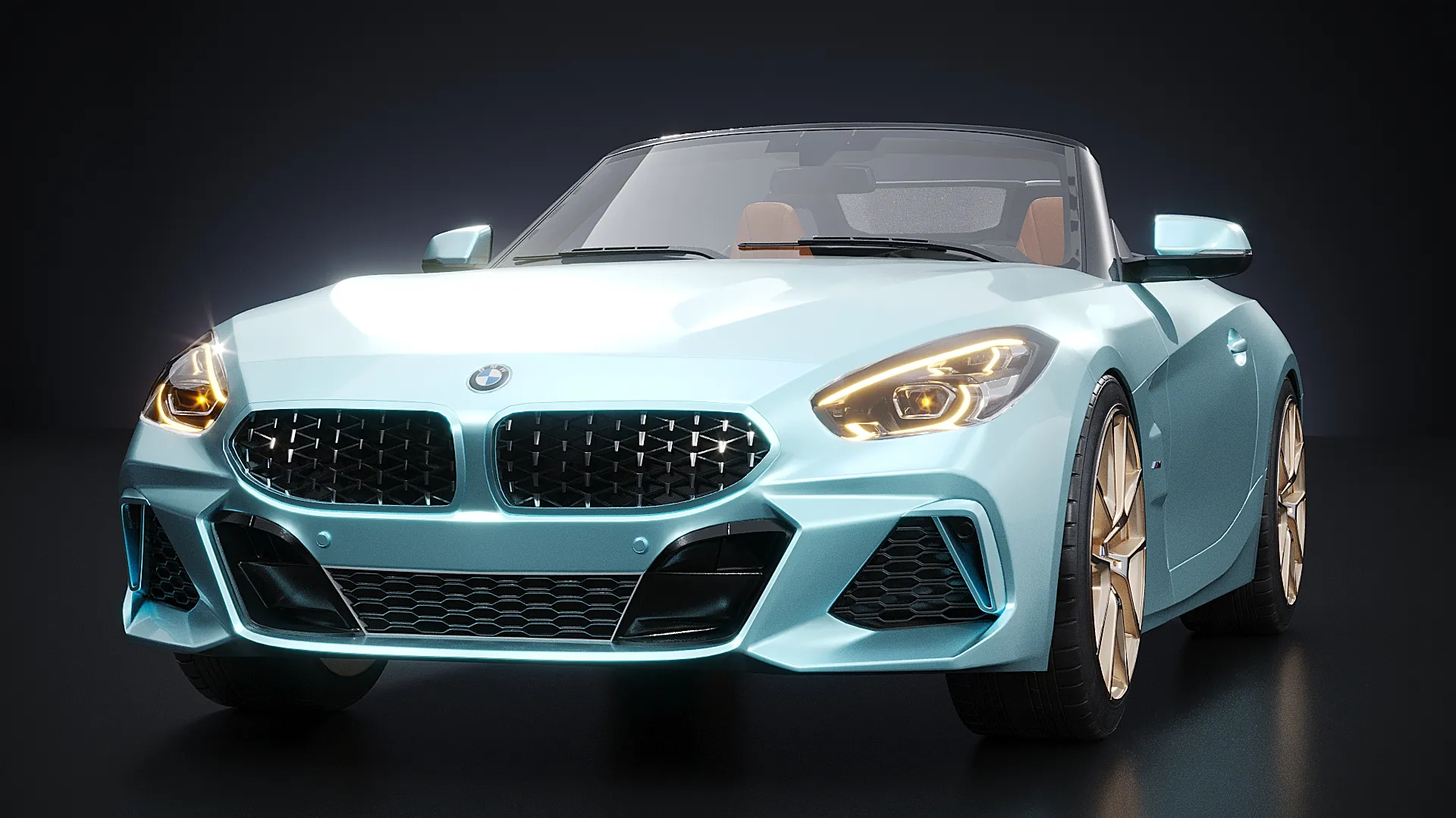 Z4 M40I 3D Model .c4d .max .obj .3ds .fbx .stl .blend 