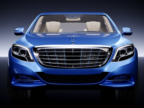 Mercedes W 222 2015 3D Model