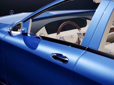 Mercedes W 222 2015 3D Model