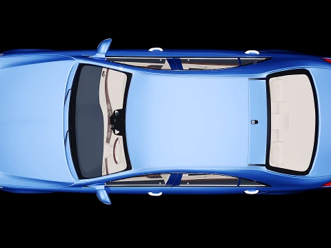 Mercedes W 222 2015 3D Model