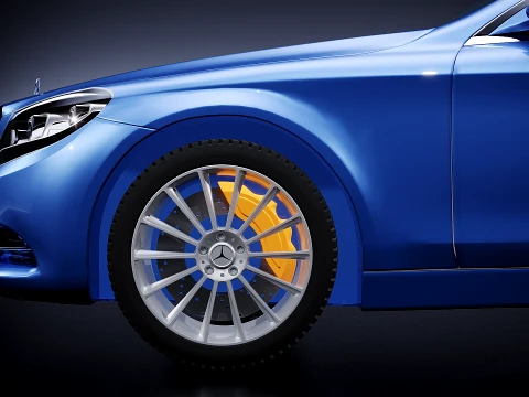 Mercedes W 222 2015 3D Model