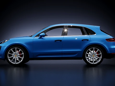 Porsche Macan 2018 3D Model