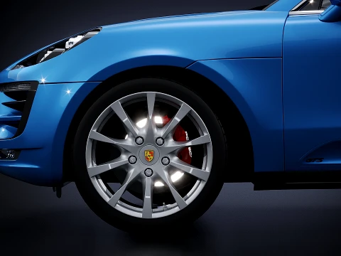 Porsche Macan 2018 3D Model