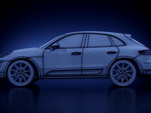 Porsche Macan 2018 3D Model