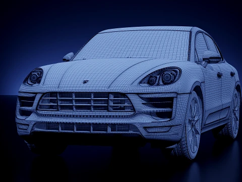 Porsche Macan 2018 3D Model