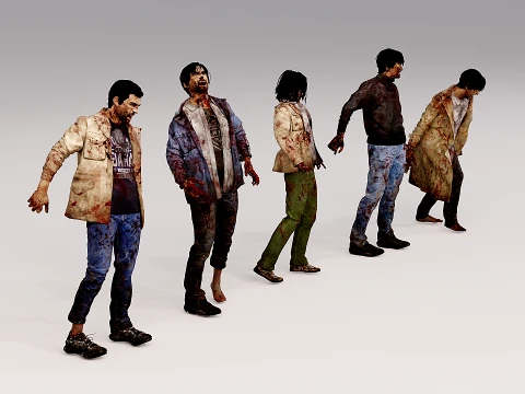 Zombie 3D Model