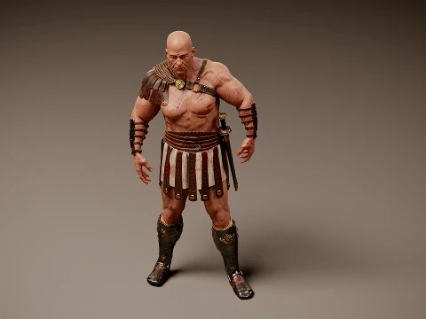 Gladiator 3D Model
