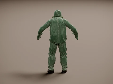 Protective suit rig 3D Model