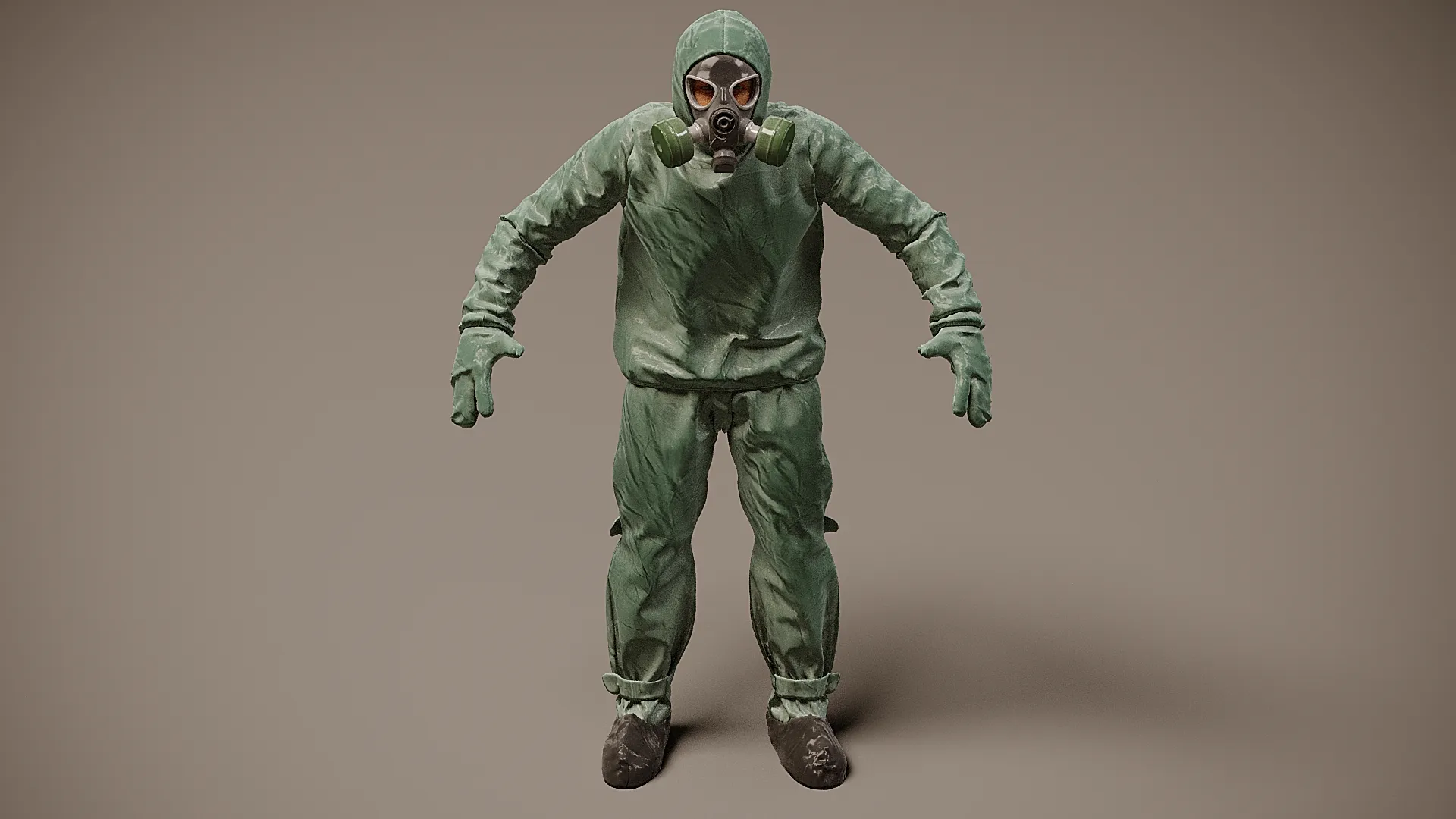 Protective suit rig 3D Model .c4d .max .obj .3ds .fbx .stl .blend 